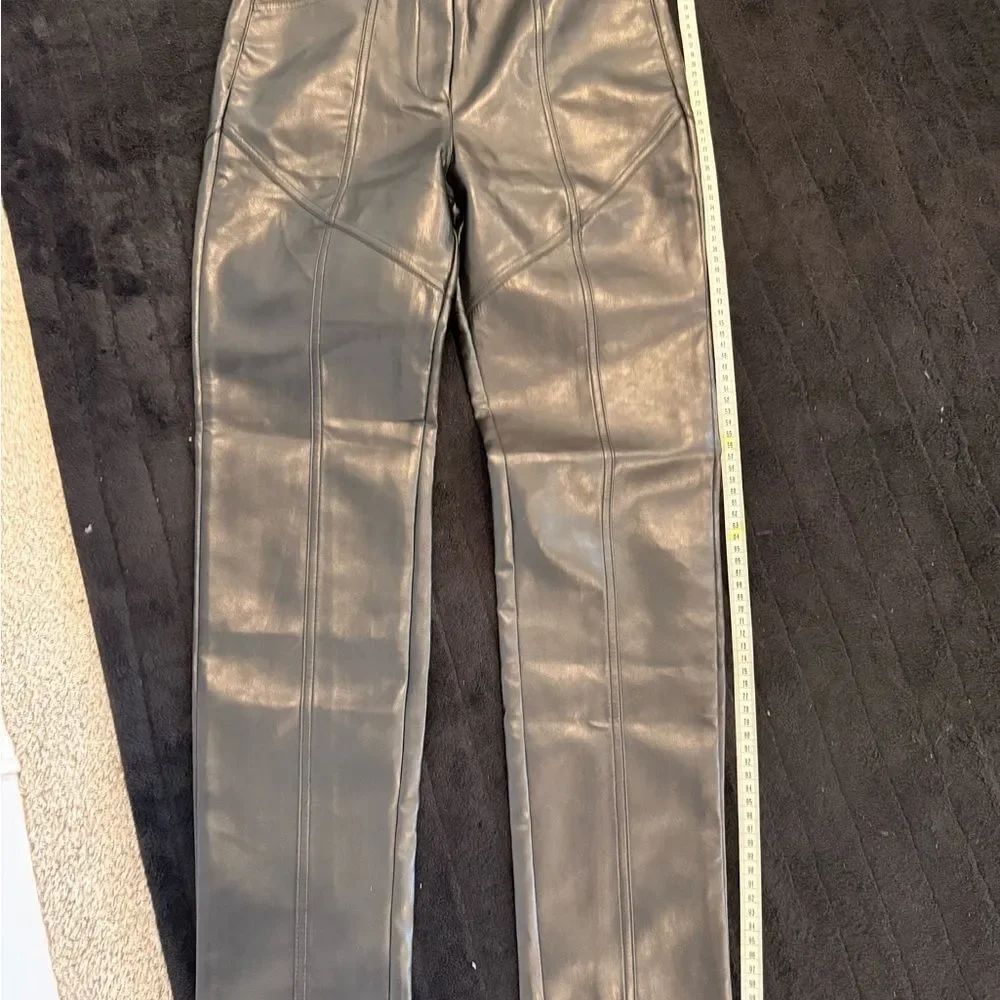 Wilfred Black Vegan Leather Pants